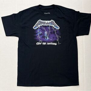 NWOT Metallica 'Ride the Lightning' Black Graphic Tee